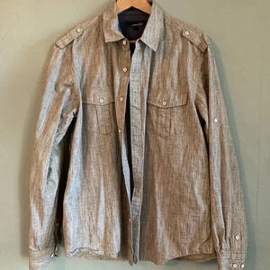 Coastal heavy cotton button down